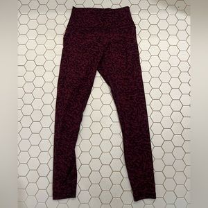 Red leopard leggings CRZ yoga